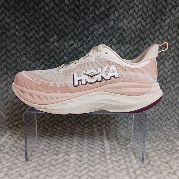 Hoka Skyflow Women's Running Shoes Rose Cream Size 8B Sample Not For Resale Rare - Picture 13 of 16